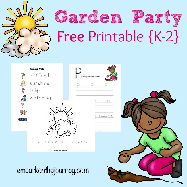 free-garden-party-learning-pack