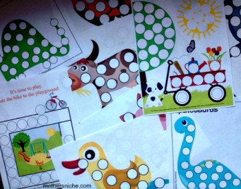FREE Dot a Dot Pages for Toddlers