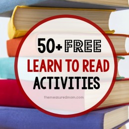 50+ Learn to Read Activities