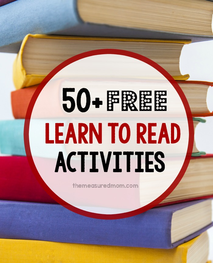 50+ Learn to Read Activities