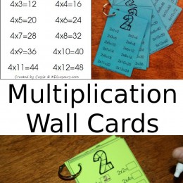 FREE Multiplication Wall Cards