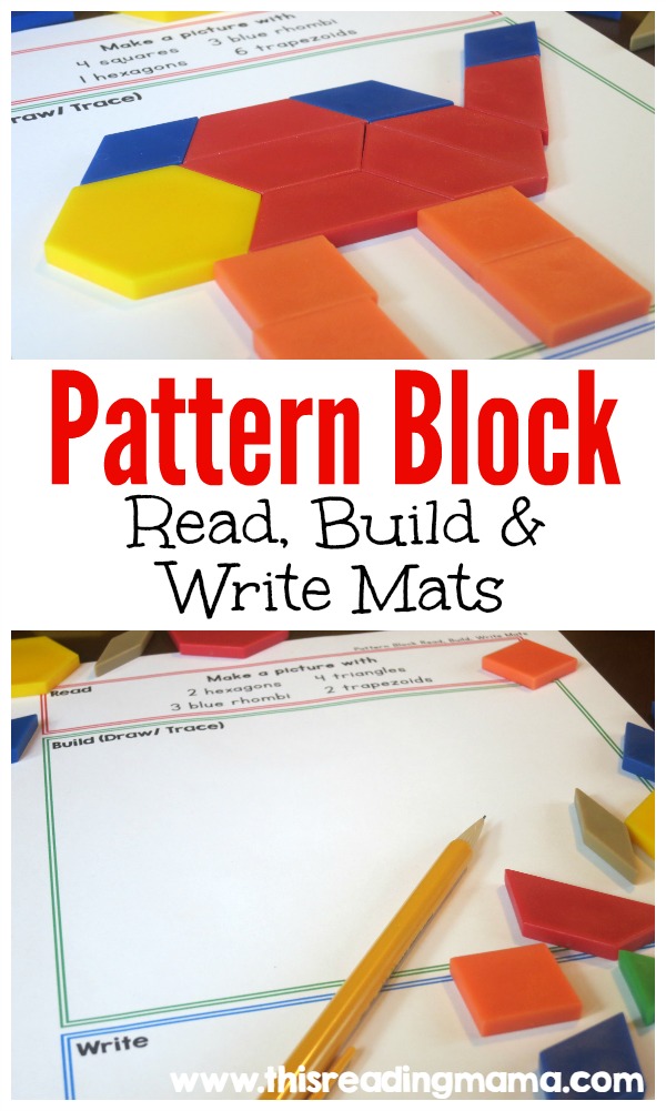 FREE Pattern Block Mats