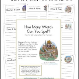 FREE Bible Spelling Words