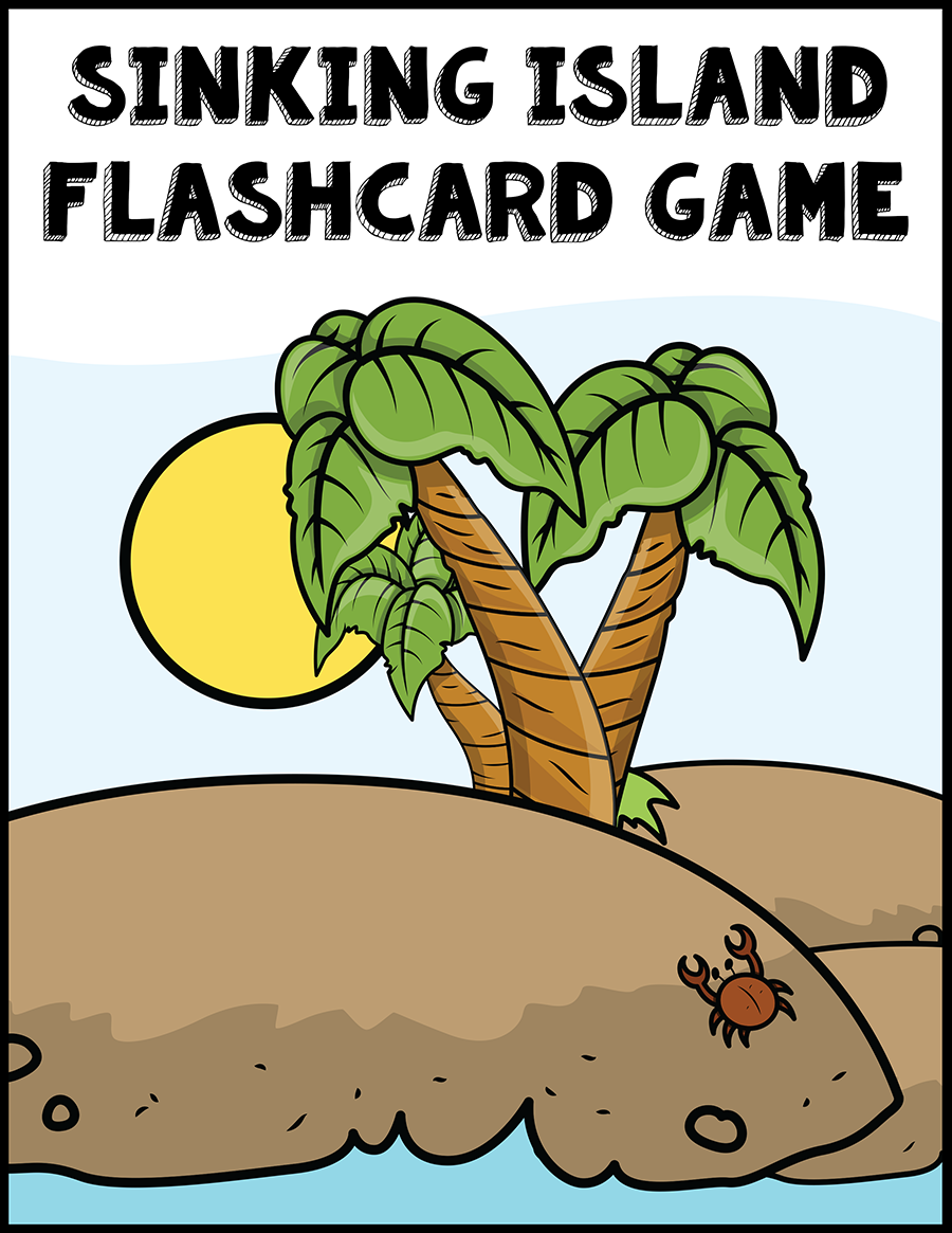 Free Sinking Island Flashcard Game