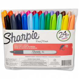 Sharpie 24 Pack Fine Point Permanent Markers Only $10!