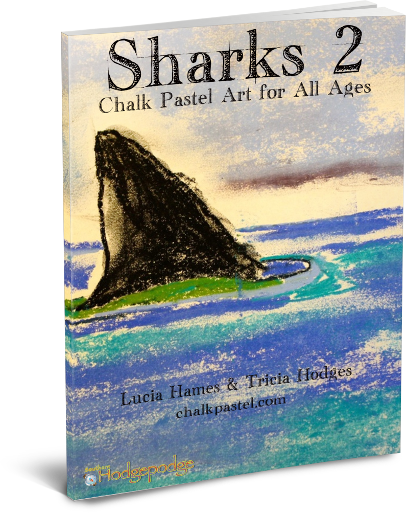 Sharks 2 Chalk Pastel Art eBook Only $5.99 - Limited Time!