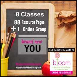 Bloom Homeschool eCourse Only $49 - Limited Time!