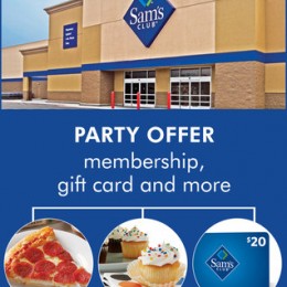 Sam's Club Membership Only $45 + Free $20 Gift Card & Food! ($145 Value!)