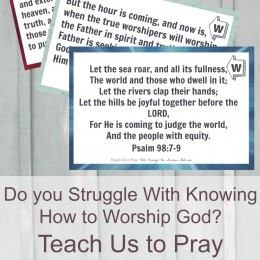 FREE Worship Verse Prayer Cards