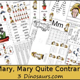 FREE Mary, Mary Quite Contrary Pack