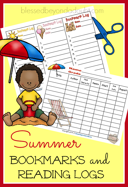 FREE Summer Reading Logs