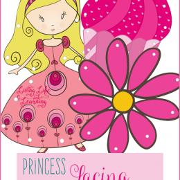 FREE Princess lacing Cards