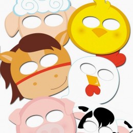 FREE Farm Animals Masks