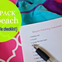 FREE How to Pack for the Beach List