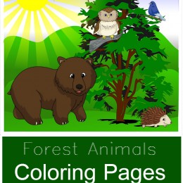 FREE Forest Animal Coloring Pages