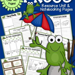 FREE Frog Notebooking pack