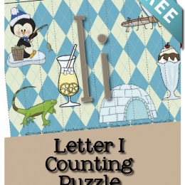 FREE Letter Counting Puzzle