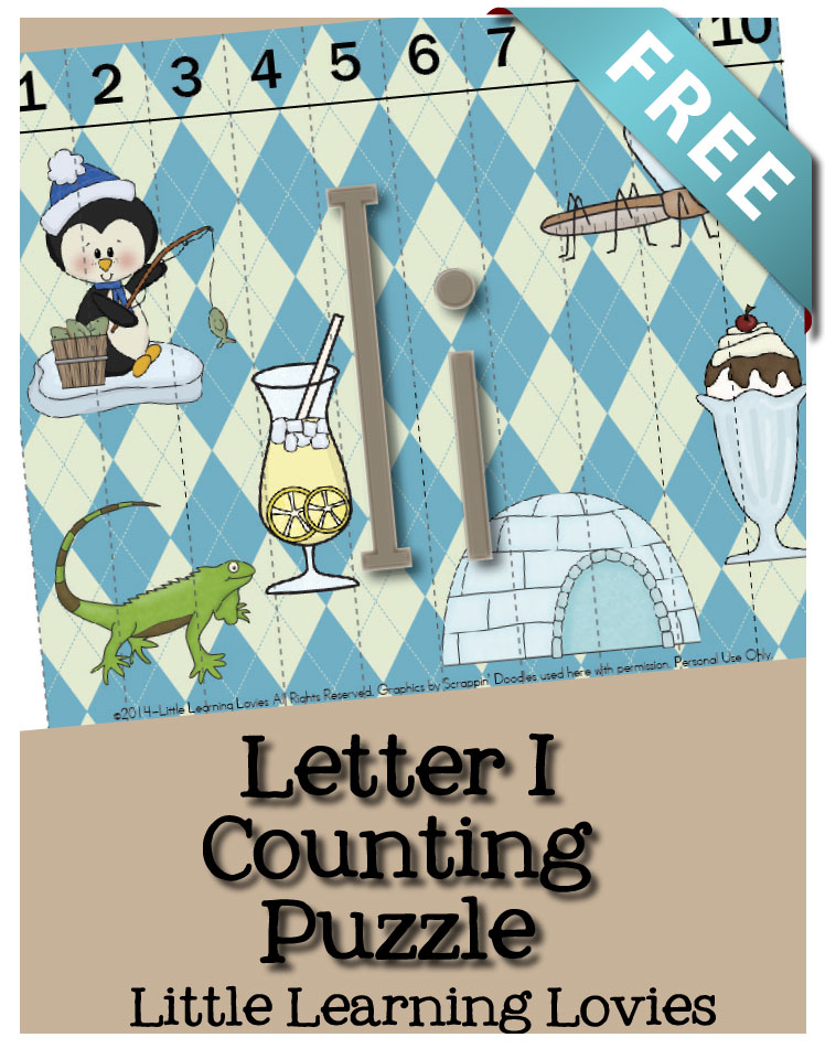 FREE Letter Counting Puzzle