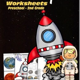 FREE Space Themed Learning Pack