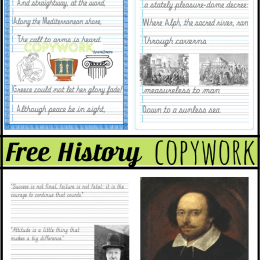 FREE History Copywork