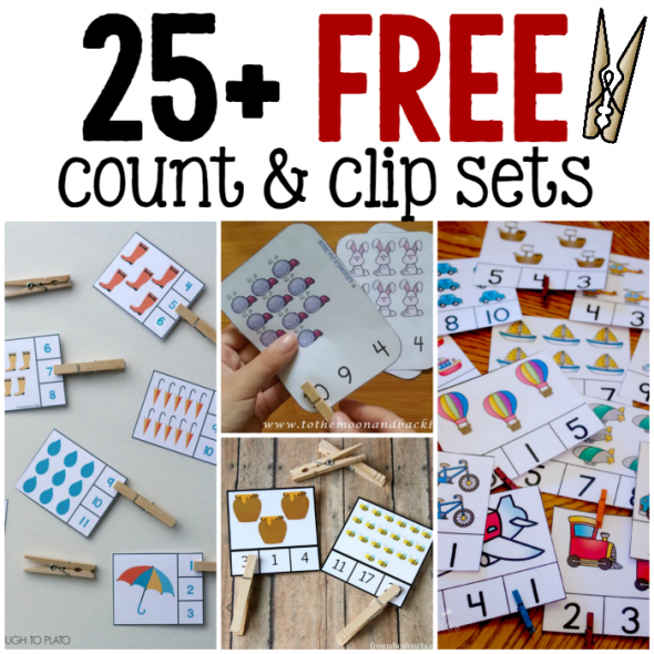 FREE Count and Clip Cards