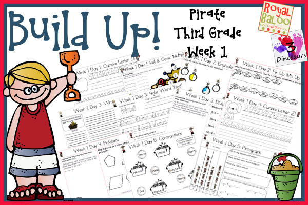 FREE Pirate Themed Summer Learning Pack