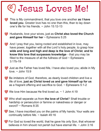 FREE Bible Scripture printables