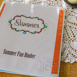 FREE Summer Binder pages