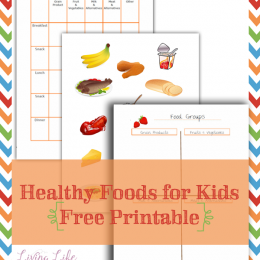FREE Healthy Food Printables