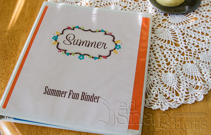 FREE Summer Binder pages