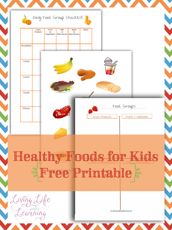 FREE Healthy Food Printables