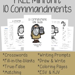 FREE 10 Commandments Pack