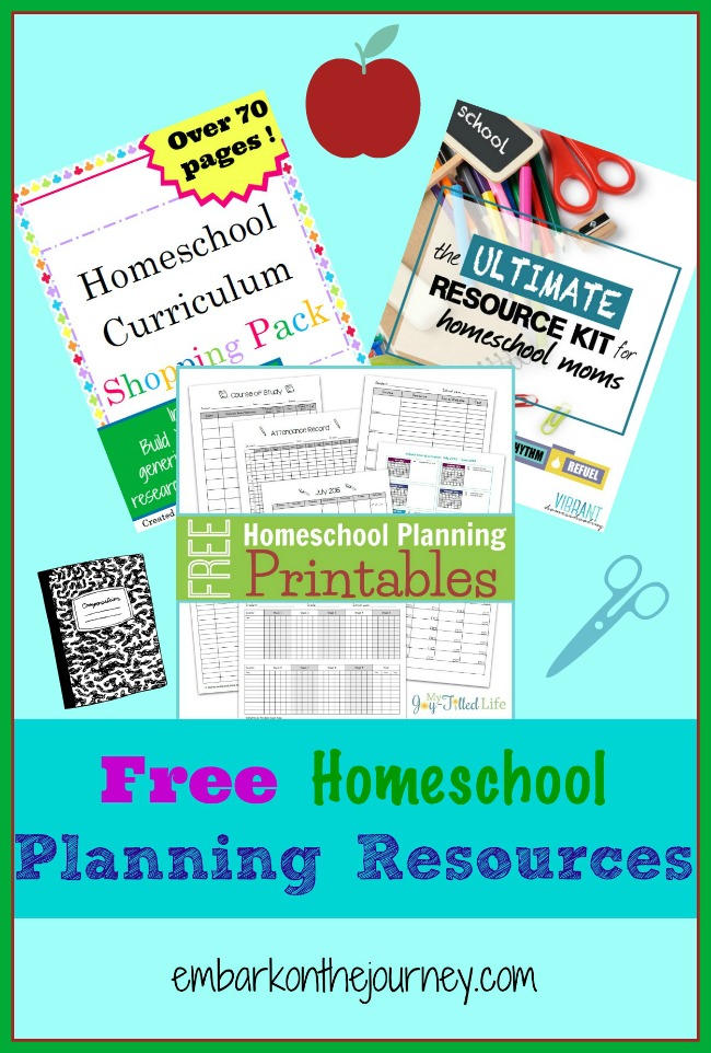 FREE Homeschool Planning Resources