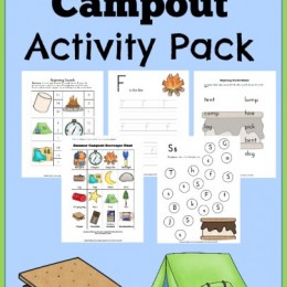 FREE Camp Out Activity Pack
