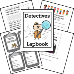 FREE Detectives Lapbook