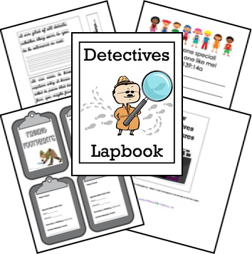 FREE Detectives Lapbook