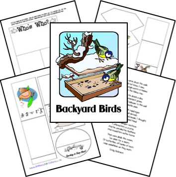 FREE Backyard Birds lapbook