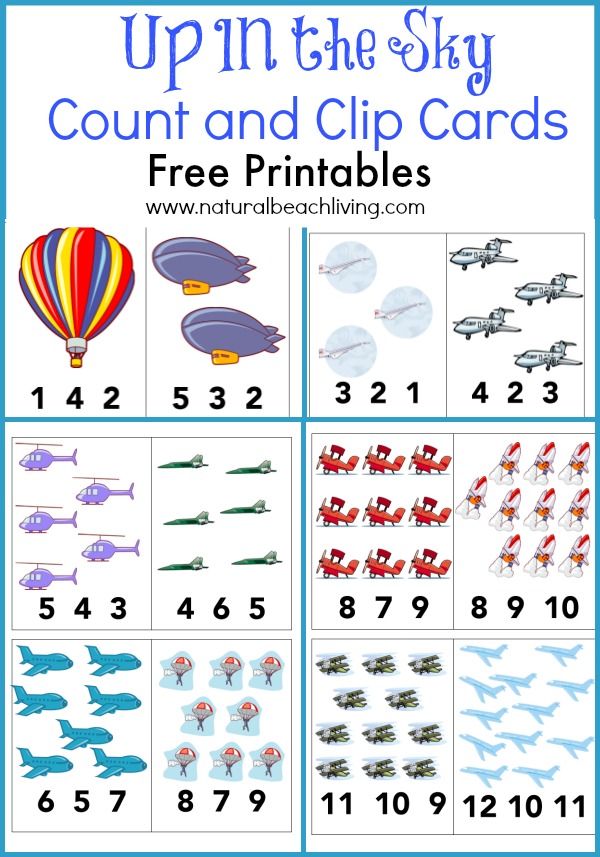 FREE Number Clip Cards