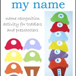 FREE Ice Cream Name Printable