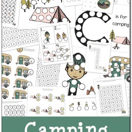 FREE Camping Dot a Dot