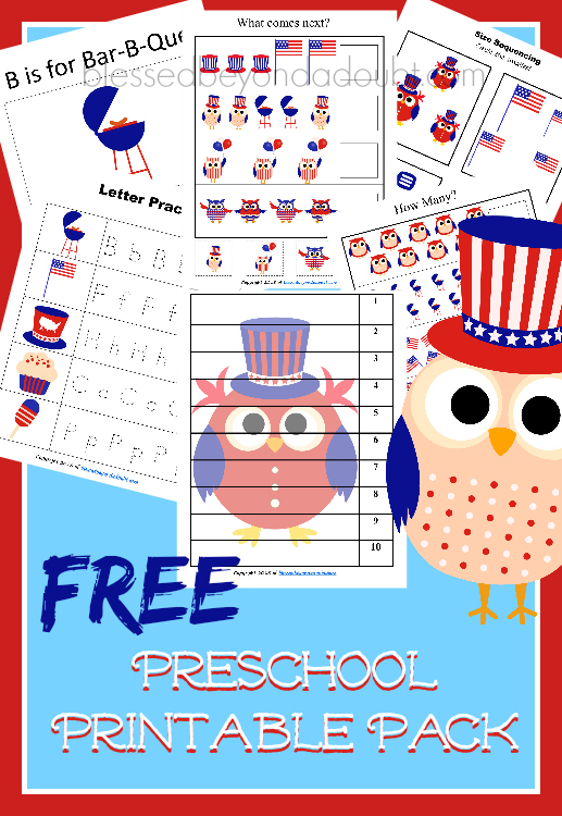 FREE 4th of July Printables