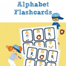 FREE Alphabet Baseball Cards