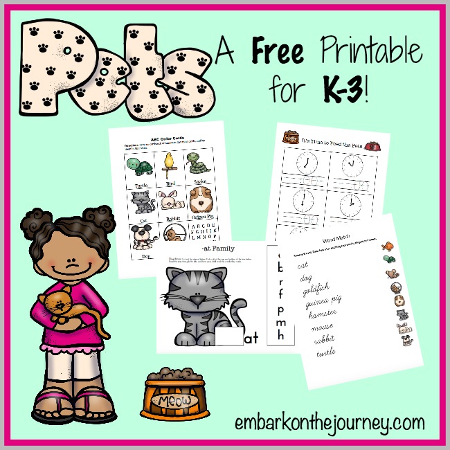 FREE Pets printables