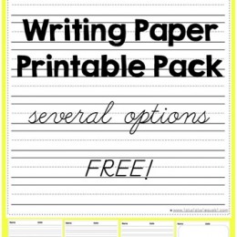 FREE Choose Your Own Writing Paper