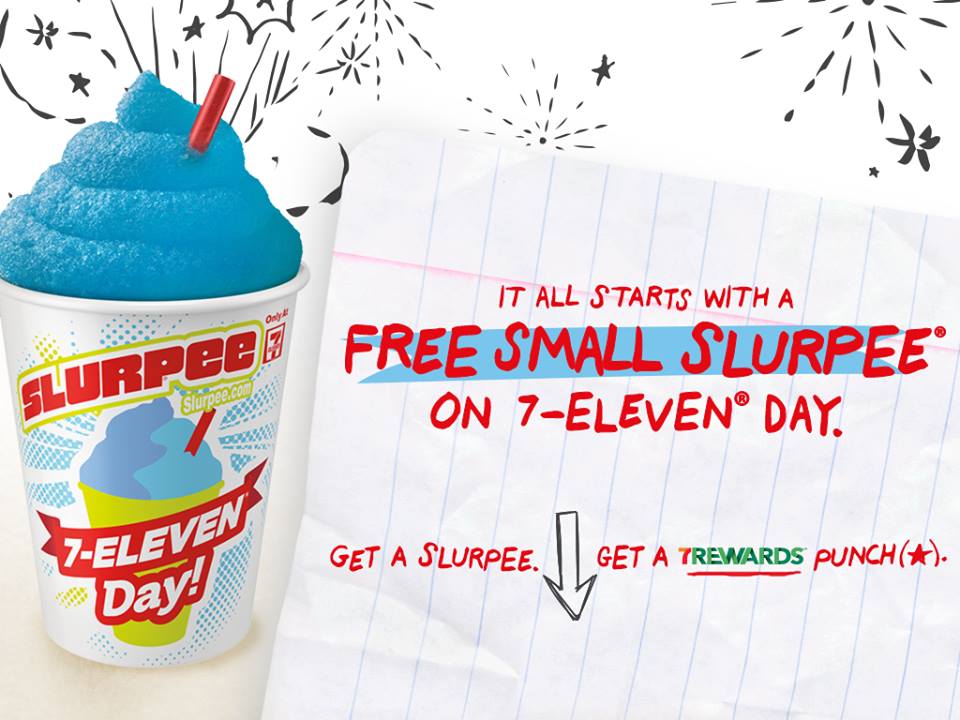 FREE Small Slurpee at 711 (71115) 11AM7PM!