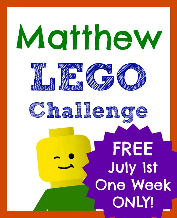 Free Bible Lego Challenge: Matthew - Limited Time! (Reg. $5.99!)