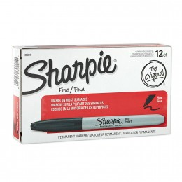 Sharpie Fine Point Black Permanent Markers Only $6.39! (12 Count)
