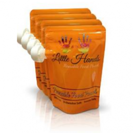 Little Hands Reuseable Food Pouch Set Only $6.99!