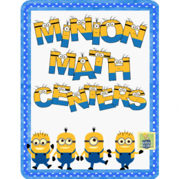 Free Minion Math Activities