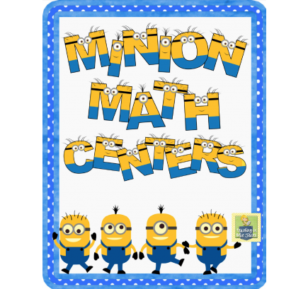 Free Minion Math Activities